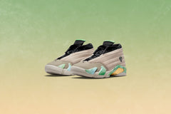 Air Jordan x Aleali May Women's 14 Retro Low SP - Light Sand/White