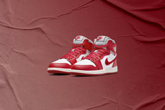 Air Jordan 1 Retro High OG (PS) - Light Iron Ore/Varsity Red/Sail