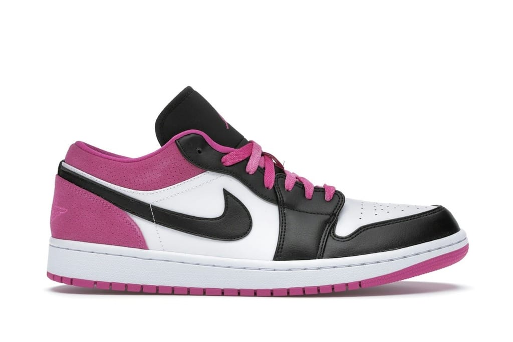 Air Jordan 1 Low Black Active Fuchsia CK3022-005