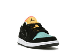 Jordan 1 Low Black Aurora Green Laser Orange CK3022-013