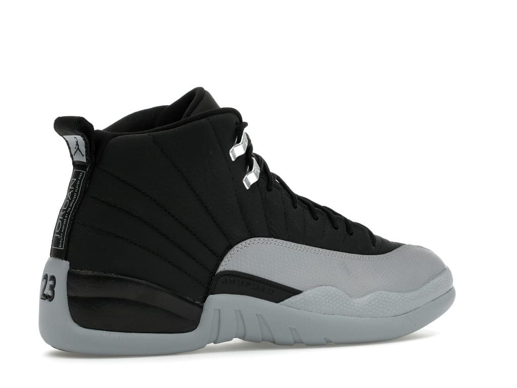Jordan 12 Retro Barons CT8013-010 Black Wolf Grey White Sneakers