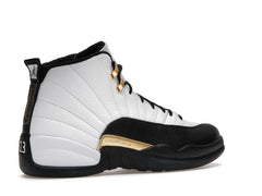 Air Jordan 12 Retro Royalty Taxi CT8013-170 White/Black-Metallic Gold Sneakers