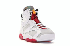 Jordan 6 Retro Hare CT8529-062 Sneakers – Neutral Grey/White/Red