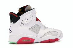 Jordan 6 Retro Hare CT8529-062 Sneakers – Neutral Grey/White/Red