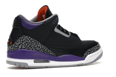 Air Jordan 3 Retro Black Court Purple CT8532-050 Sneakers