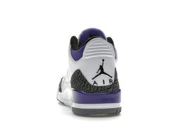 Air Jordan 3 Retro Dark Iris CT8532-105 White Black Cement Grey Sneakers