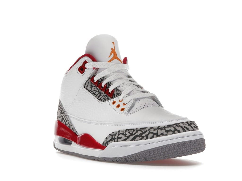 Air Jordan 3 Retro Cardinal Red CT8532-126 White/Light Curry