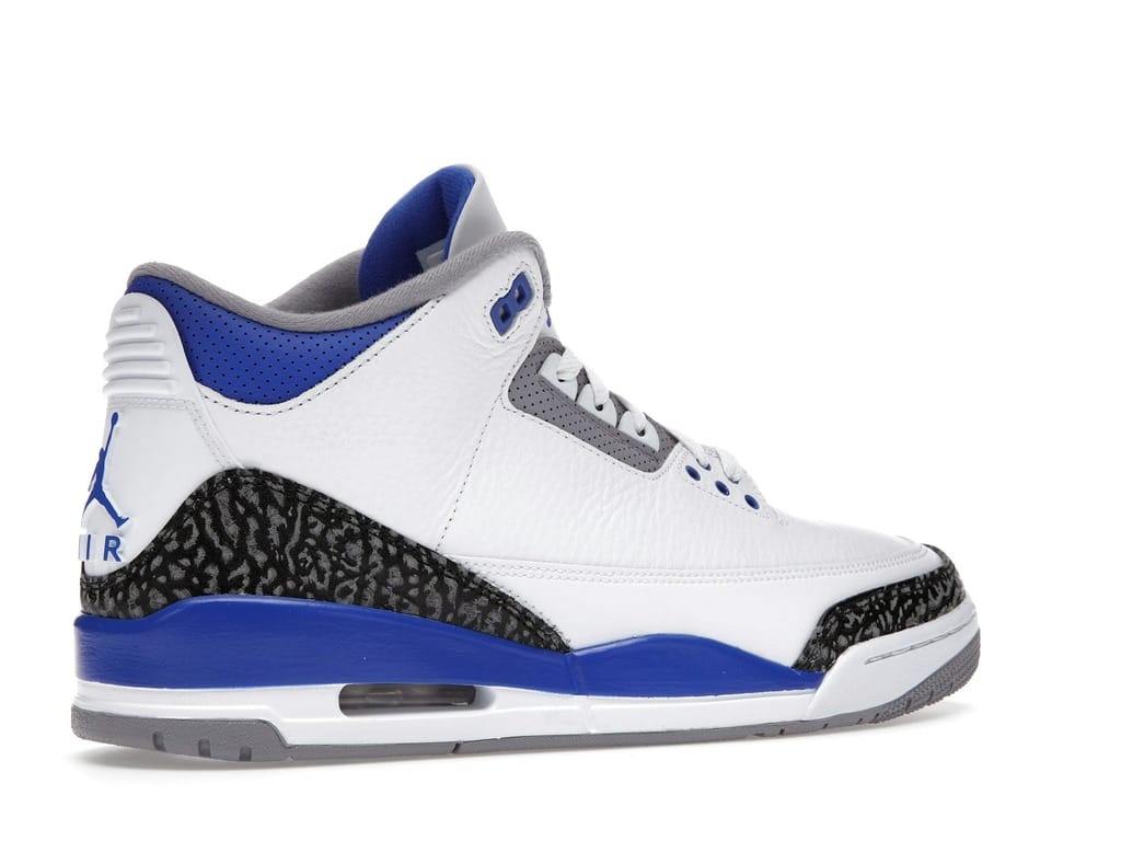 Air Jordan 3 Retro Racer Blue White Cement Grey CT8532-145 Sneakers
