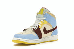 Jordan 1 Mid SE Fearless Maison Chateau Rouge CU2803-200 Sneakers