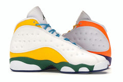 Air Jordan 13 Retro Playground (GS) White/Black-Court Purple-Total Orange-Pine Green CV0785-158