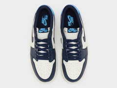 Air Jordan 1 Low OG Obsidian UNC CZ0790-400 Obsidian/University Blue-Sail
