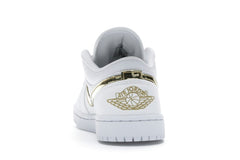 Air Jordan 1 Low White Metallic Gold Women’s CZ4776-100