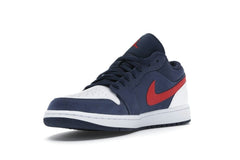 Air Jordan 1 Low USA Midnight Navy Gym Red White CZ8454-400 Sneakers