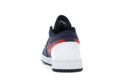 Air Jordan 1 Low USA Midnight Navy Gym Red White CZ8454-400 Sneakers