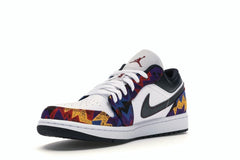 Jordan 1 Low Nothing But Net White/Dark Obsidian-Team Red CZ8659-100