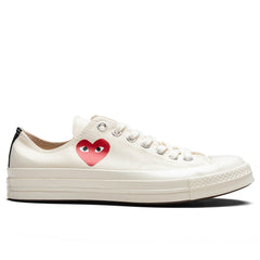 Converse Chuck Taylor All Star 70 Ox Comme des Garcons PLAY Single Heart Milk
