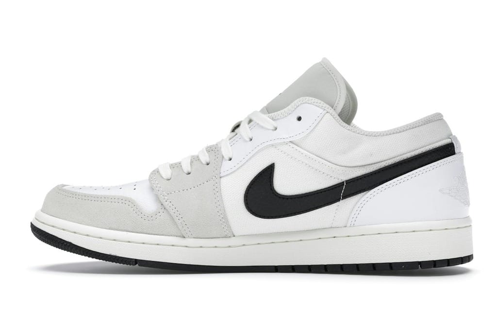 Jordan 1 Low Astrograbber White Black Sail DC3533-100 Sneakers