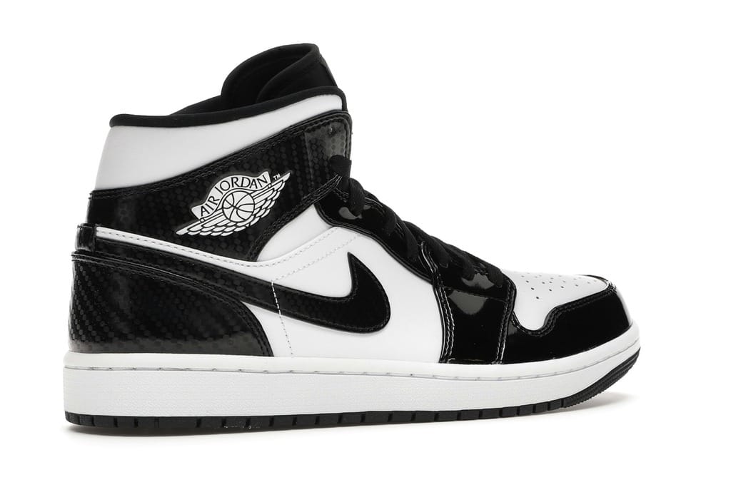 Air Jordan 1 Mid Carbon Fiber Black White DD1649-001