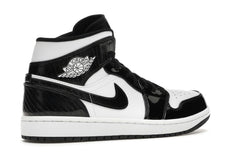 Air Jordan 1 Mid Carbon Fiber Black White DD1649-001