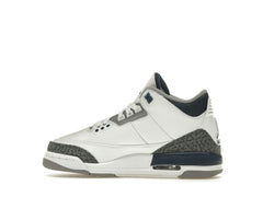 Jordan 3 Retro Midnight Navy (GS) DM0967-140 White Cement Grey Black Sneakers