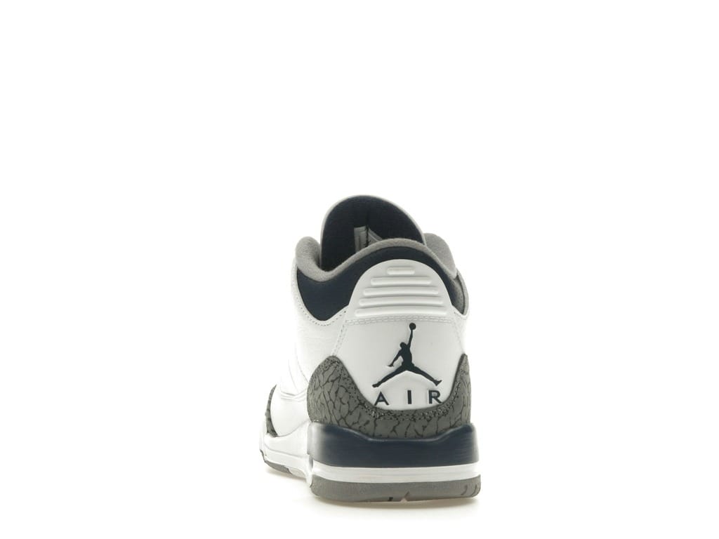 Jordan 3 Retro Midnight Navy (GS) DM0967-140 White Cement Grey Black Sneakers