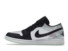 Air Jordan 1 Low Tie Dye Black Toe Sneakers DM1199-100