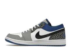 Air Jordan 1 Low SE True Blue DM1199-140 White Grey Blue Black Sneakers