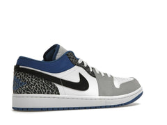Air Jordan 1 Low SE True Blue DM1199-140 White Grey Blue Black Sneakers