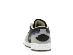 Air Jordan 1 Low SE Crater Black Grey DM4657-001 Sneakers