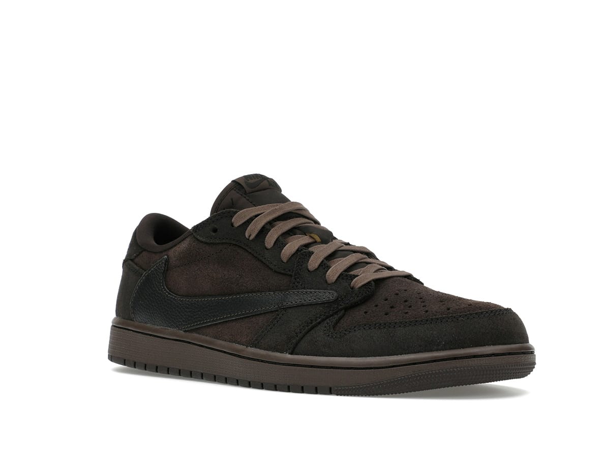 Jordan 1 Retro Low OG SP Travis Scott Velvet Brown Sneakers