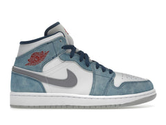 Air Jordan 1 Mid French Blue Fire Red DN3706-401 Sneakers