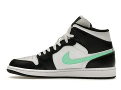 Jordan 1 Mid Green Glow (DQ8426-103) White/Black-Green Glow Sneakers