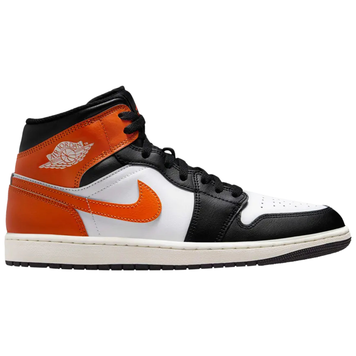 Nike Air Jordan 1 Mid Black Toe Starfish