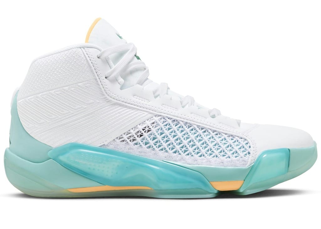 Jordan 38 Guo Ailun Sneakers – White/Clear Jade/Jade Ice/Sundial – FD0585-100