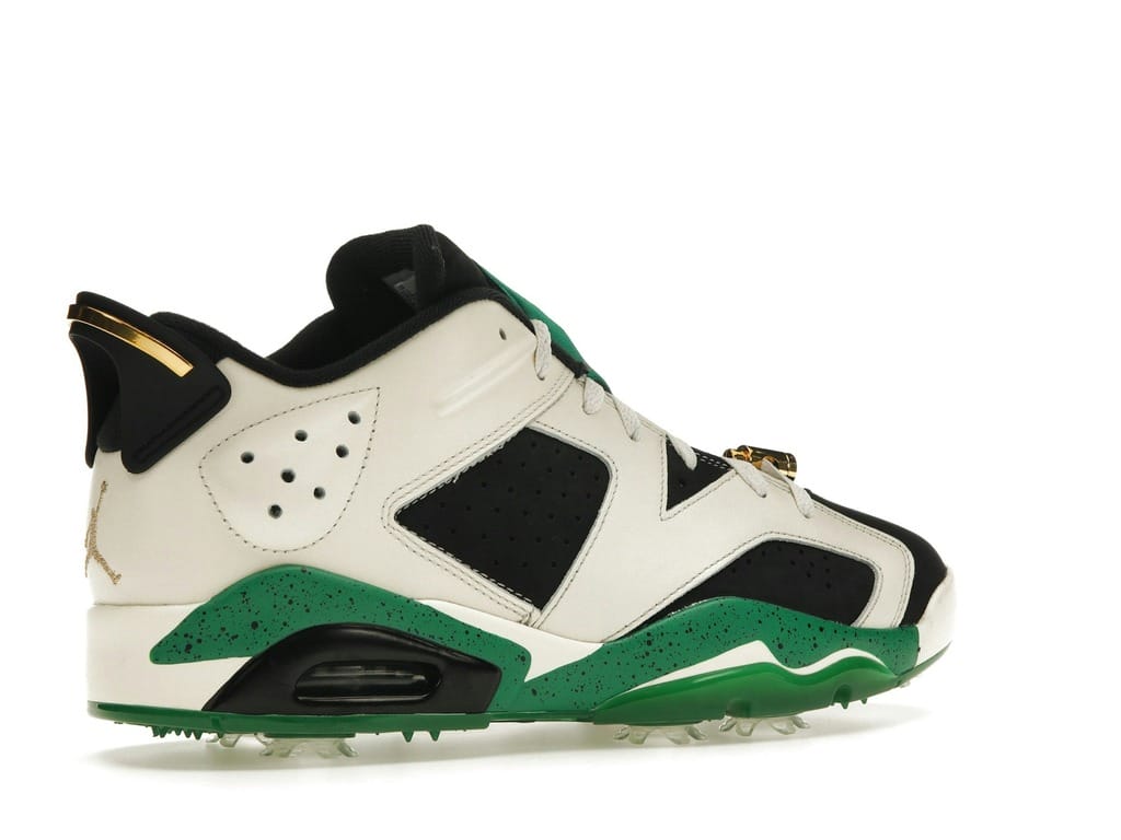 Jordan 6 Retro Low Golf Shoes Eastside Golf 1961 FJ0848-100 White/Malachite/Black/Gold