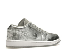 Jordan 1 Low SE Metallic Silver Women’s Sneaker FN5030-001
