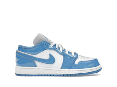 Jordan 1 Low SE Legend Blue Patent GS Shoes FZ3929-114