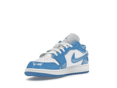 Jordan 1 Low SE Legend Blue Patent GS Shoes FZ3929-114