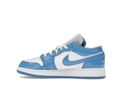 Jordan 1 Low SE Legend Blue Patent GS Shoes FZ3929-114