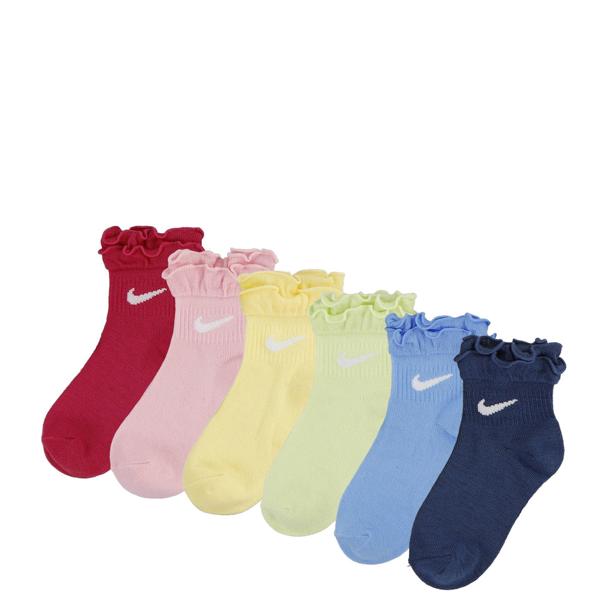 6 Pack XXS Ruffle Ankle Sock