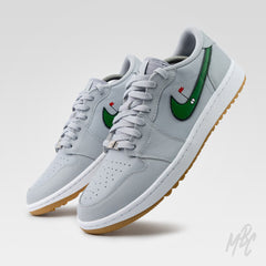 Clean on the Green - Jordan 1 Low Golf Custom
