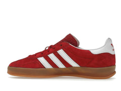 Adidas Gazelle Scarlet Cloud White Suede Sneakers H06261