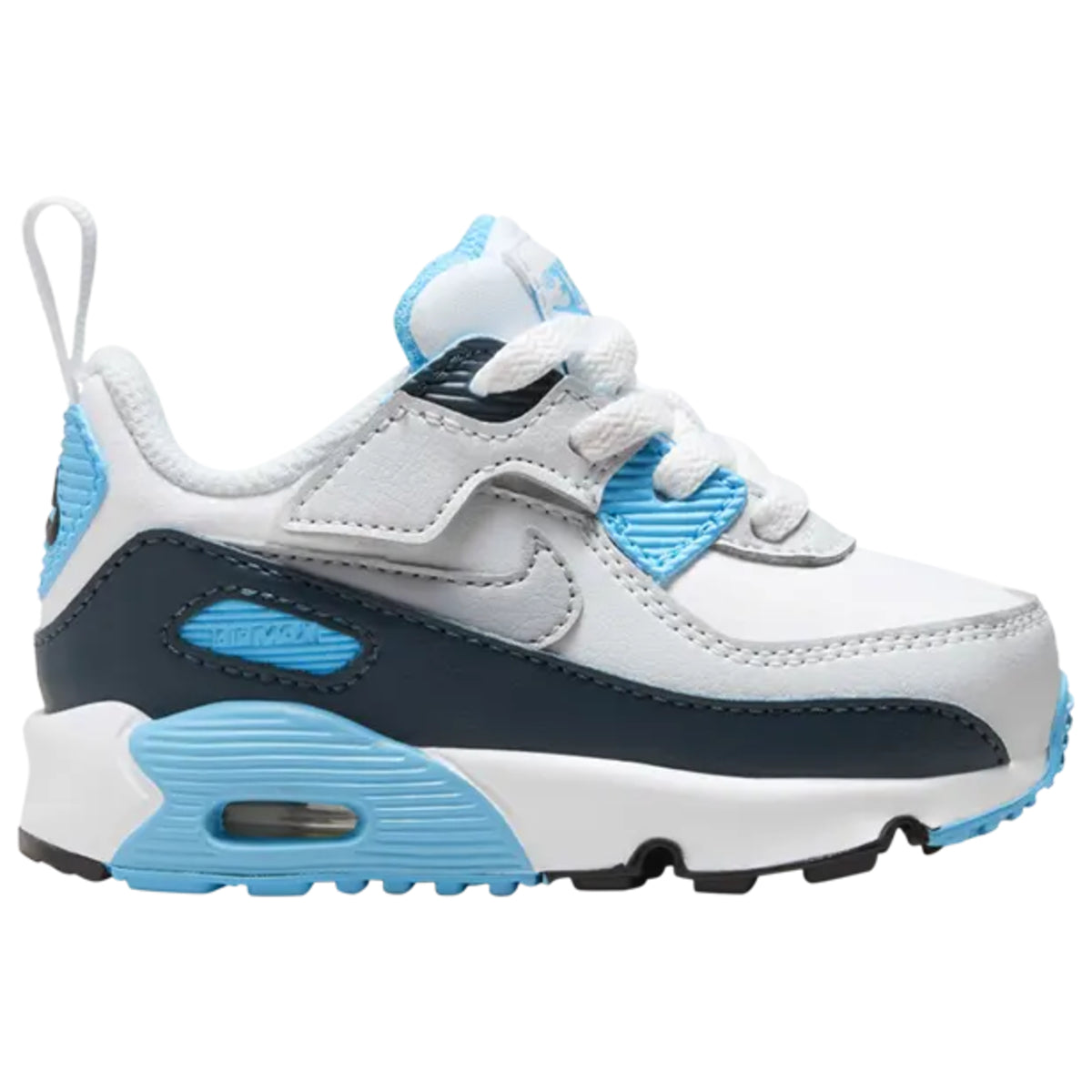Nike Air Max 90 EasyOn White Baltic Blue Armory Navy Wolf Grey (I)