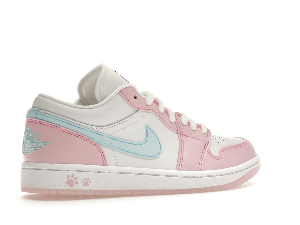 Jordan 1 Low SE Paw Print Pink Foam Women’s Sneakers HM3706-141
