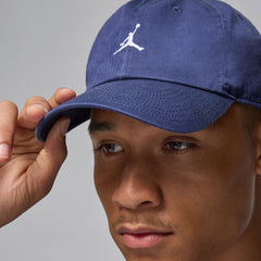 Jordan Club Cap Unstructured Curved Bill Washed Jumpman Strapback