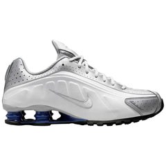 Nike Shox R4 Metallic Silver Deep Royal Blue