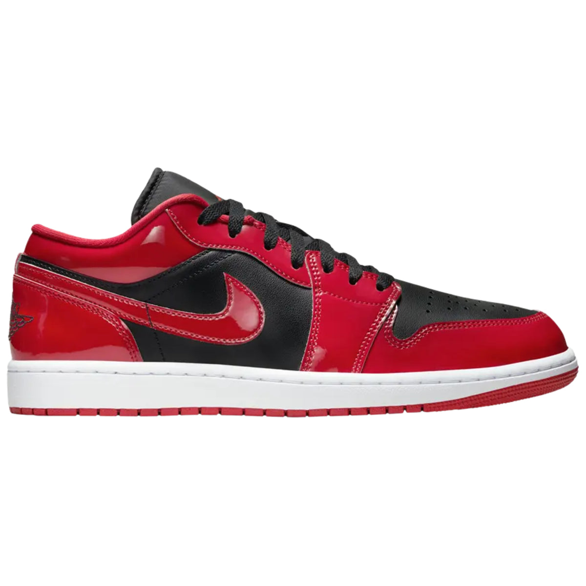 Jordan 1 Low SE Patent Varsity Red Black
