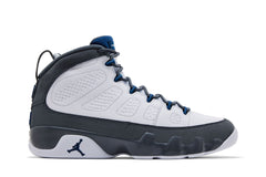 Air Jordan 9 Retro Flint Grey 2026 White French Blue Flint Grey