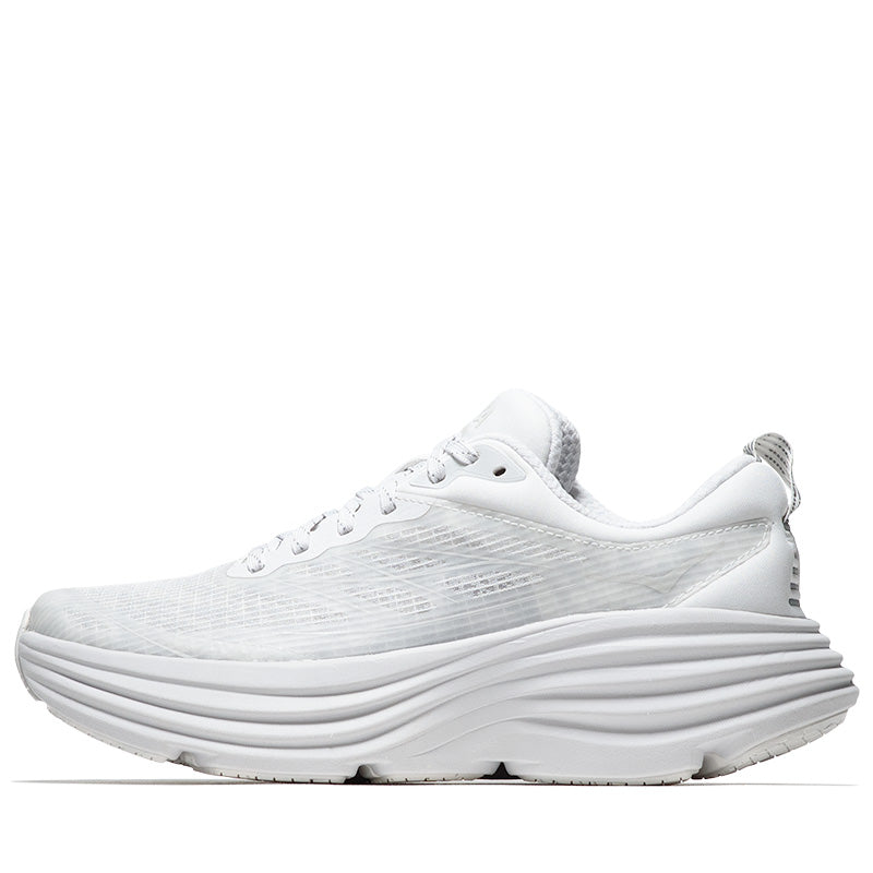 Hoka U Bondi 8 TS Caged - White/Cosmic Grey