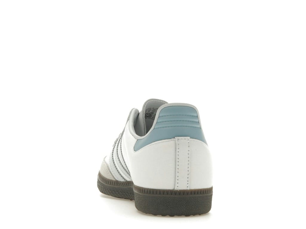 Adidas Samba OG White Halo Blue Sneakers – Core White/Halo Blue/Gum 5 – ID2055